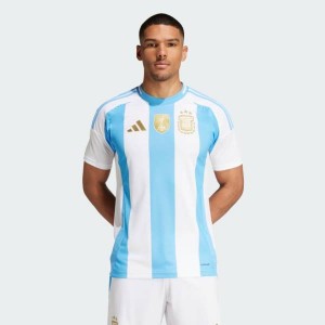 Jersey Argentina 2024 Home Adidas Football Stadium Kit White / Blue | Jersey-144