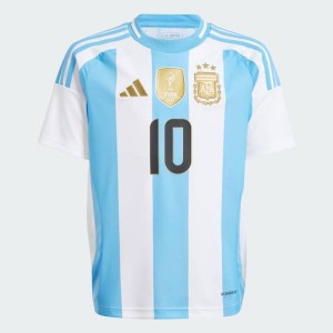 Jersey Argentina 2024 Messi Home Adidas Football Stadium Kit White / Blue | Jersey-159