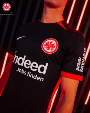 Jersey Eintracht Frankfurt 2024/25 Away Nike Football Kit Black / Red | Jersey-576