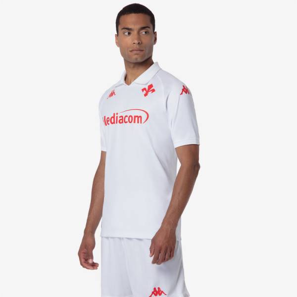 Jersey ACF Fiorentina 2024/25 Away Kappa Football Kit White | Jersey-480