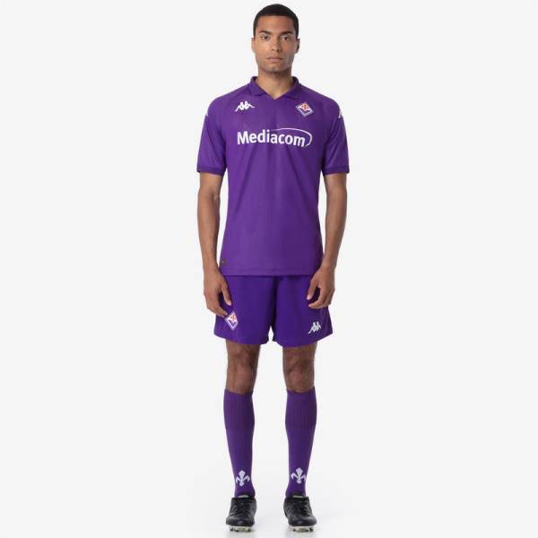 Jersey ACF Fiorentina 2024/25 Home Kappa Football Kit Purple | Jersey-477