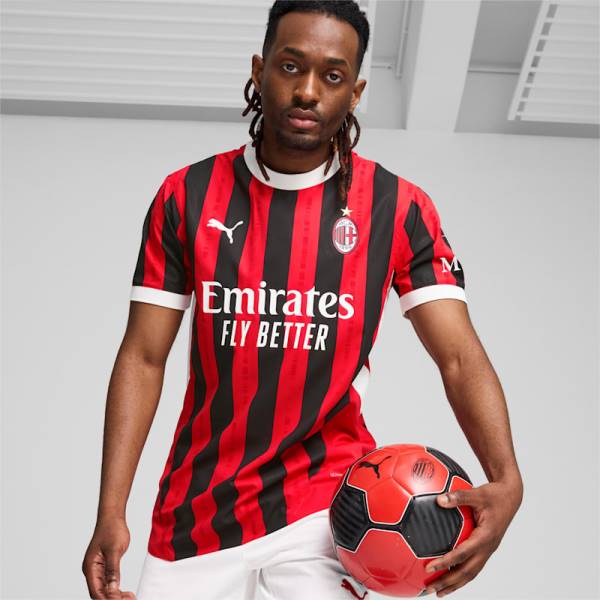 Jersey AC Milan 2024/25 Home Match Puma Football Kit Red / Black | Jersey-509