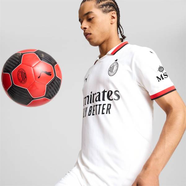 Jersey AC Milan 2024/25 Home Stadium Puma Football Kit White / Black / Red | Jersey-514