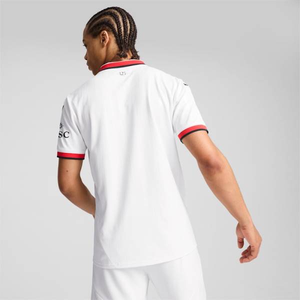 Jersey AC Milan 2024/25 Home Stadium Puma Football Kit White / Black / Red | Jersey-514