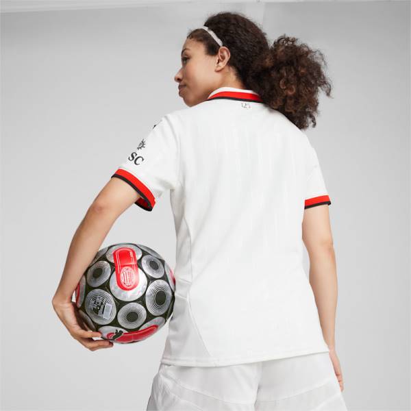 Jersey AC Milan 2024/25 Home Stadium Puma Football Kit White / Black / Red | Jersey-515