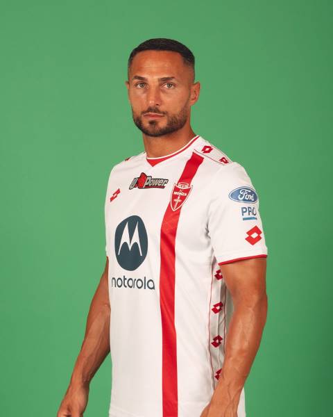 Jersey AC Monza 2024/25 Away Lotto Football Kit White / Red / Blue | Jersey-518