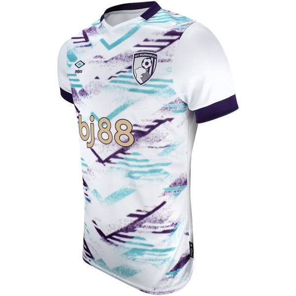 Jersey AFC Bournemouth 2024/25 Away Umbro Football Kit White / Unique / Purple | Jersey-241