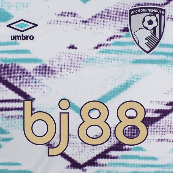 Jersey AFC Bournemouth 2024/25 Away Umbro Football Kit White / Unique / Purple | Jersey-241