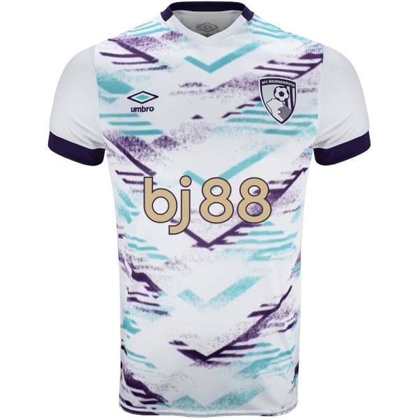 Jersey AFC Bournemouth 2024/25 Away Umbro Football Kit White / Unique / Purple | Jersey-241