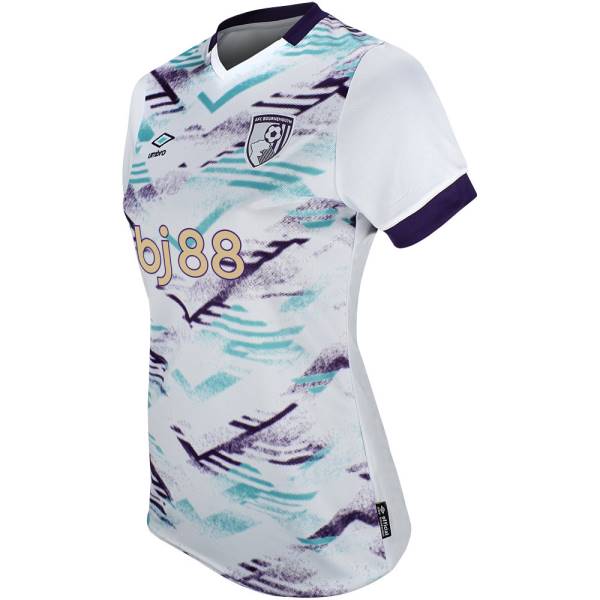 Jersey AFC Bournemouth 2024/25 Away Umbro Football Kit White / Unique / Purple | Jersey-242