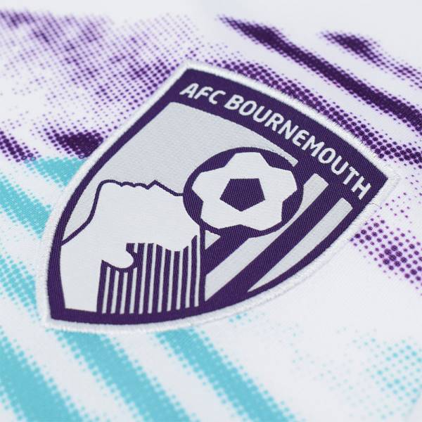 Jersey AFC Bournemouth 2024/25 Away Umbro Football Kit White / Unique / Purple | Jersey-242