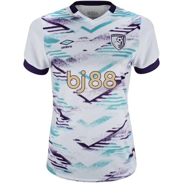 Jersey AFC Bournemouth 2024/25 Away Umbro Football Kit White / Unique / Purple | Jersey-242