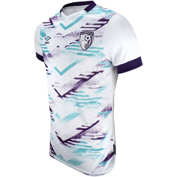 Jersey AFC Bournemouth 2024/25 Away Umbro Football Kit White / Unique / Purple | Jersey-243