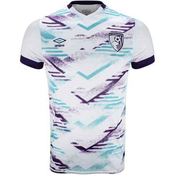 Jersey AFC Bournemouth 2024/25 Away Umbro Football Kit White / Unique / Purple | Jersey-243