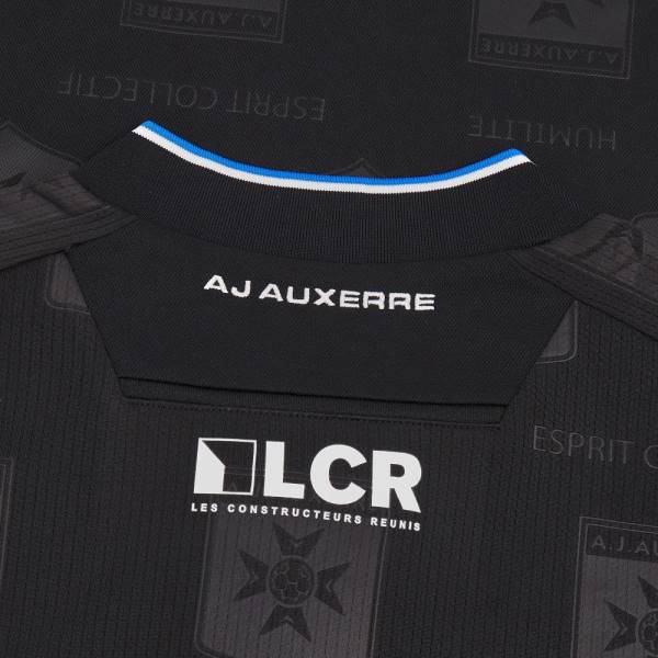 Jersey AJ Auxerre 2024/25 Away Macron Football Kit Black | Jersey-645