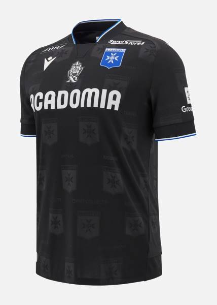 Jersey AJ Auxerre 2024/25 Away Macron Football Kit Black | Jersey-645