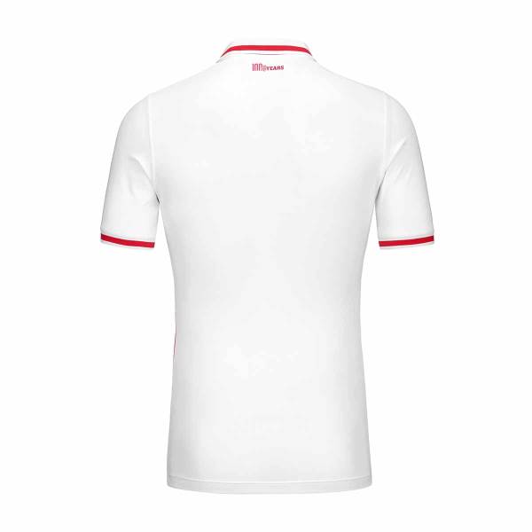 Jersey AS Monaco 2024/25 Home Match Kappa Football Kit White / Red | Jersey-676