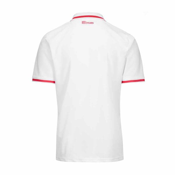 Jersey AS Monaco 2024/25 Home Stadium Kappa Football Kit White / Red | Jersey-677