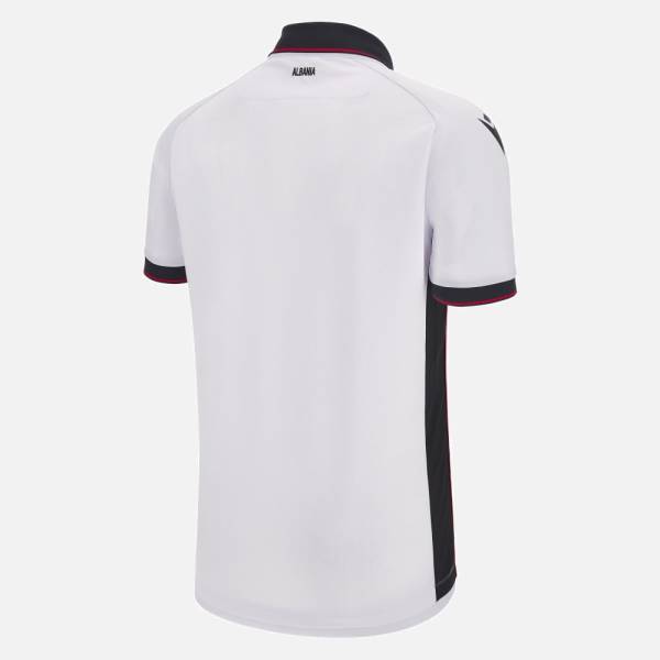 Jersey Albania National Team FSHF 2023/24 Away Football Kit White / Black | Jersey-221