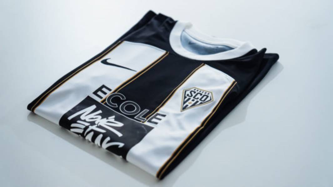 Jersey Angers SCO 2024/25 Home Nike Football Kit White / Black / Gold | Jersey-638