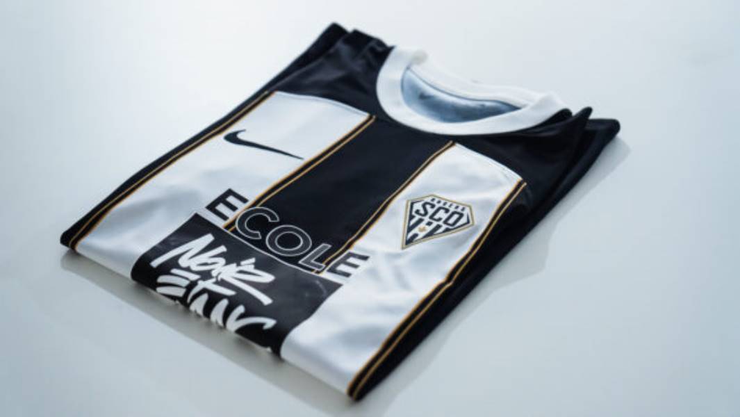 Jersey Angers SCO 2024/25 Home Nike Football Kit White / Black / Gold | Jersey-639