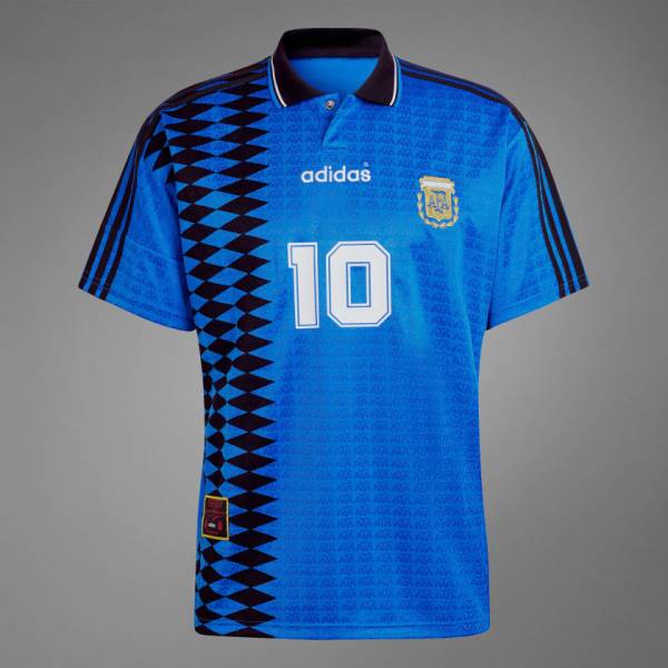 Jersey Argentina 1994 Away Adidas Football Stadium Kit Blue | Jersey-154