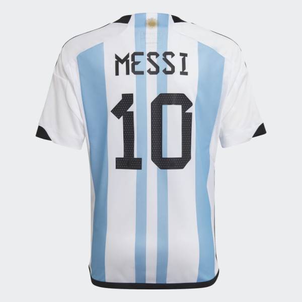 Jersey Argentina 2022 Messi Home Adidas Football Stadium Kit White / Blue | Jersey-164