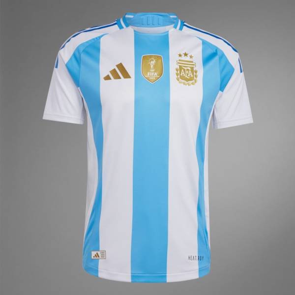 Jersey Argentina 2024 Home Adidas Football Match Kit White / Blue | Jersey-143