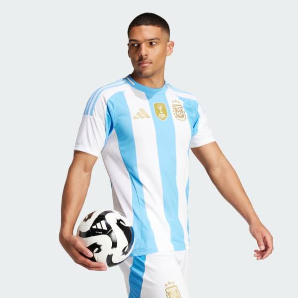 Jersey Argentina 2024 Home Adidas Football Stadium Kit White / Blue | Jersey-144