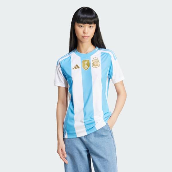 Jersey Argentina 2024 Home Adidas Football Stadium Kit White / Blue | Jersey-145