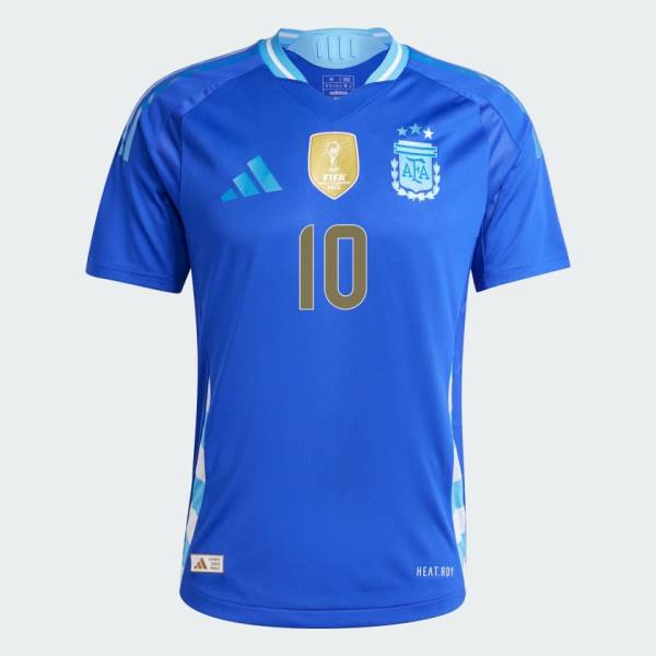 Jersey Argentina 2024 Messi Away Adidas Football Match Kit Blue | Jersey-160