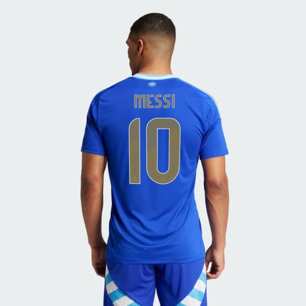 Jersey Argentina 2024 Messi Away Adidas Football Stadium Kit Blue | Jersey-161