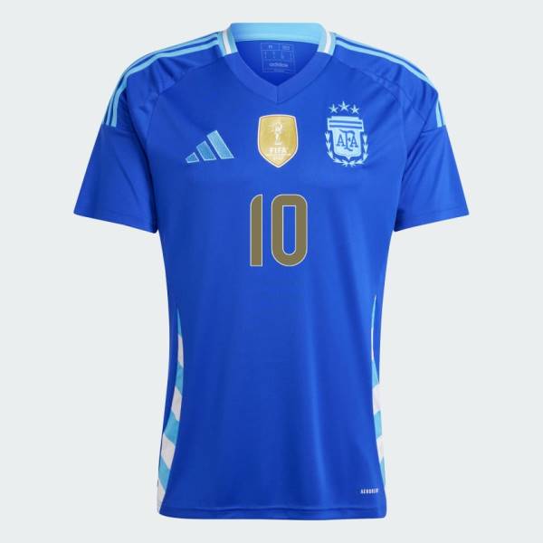 Jersey Argentina 2024 Messi Away Adidas Football Stadium Kit Blue | Jersey-161