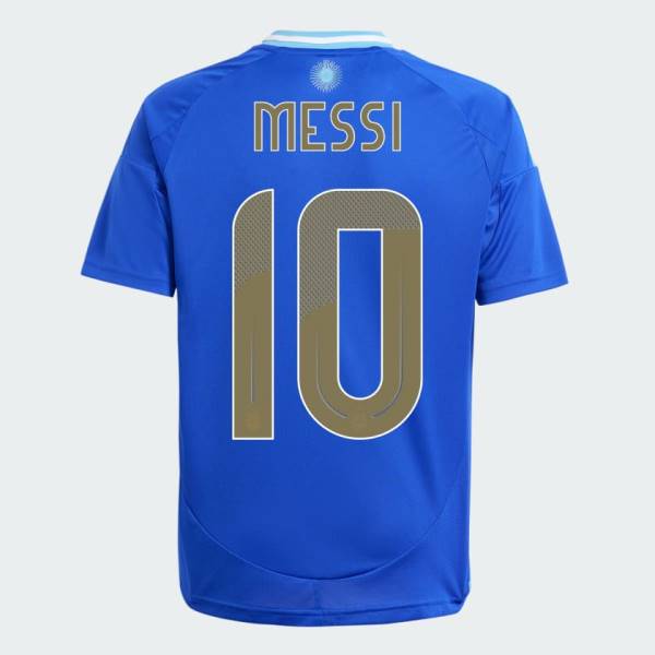 Jersey Argentina 2024 Messi Away Adidas Football Stadium Kit Blue | Jersey-163