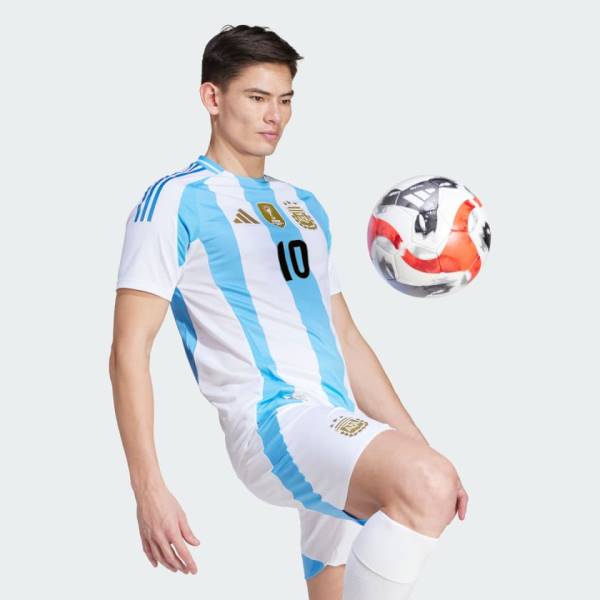 Jersey Argentina 2024 Messi Home Adidas Football Match Kit White / Blue | Jersey-156