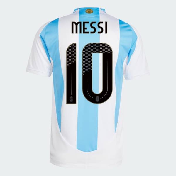 Jersey Argentina 2024 Messi Home Adidas Football Match Kit White / Blue | Jersey-156