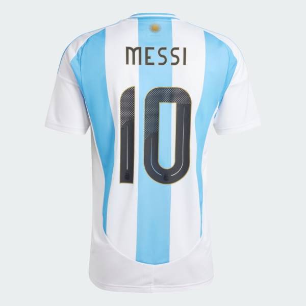 Jersey Argentina 2024 Messi Home Adidas Football Stadium Kit White / Blue | Jersey-157