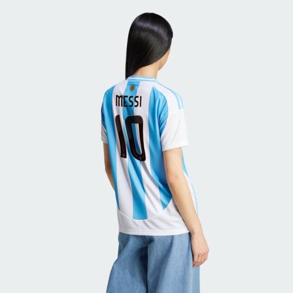 Jersey Argentina 2024 Messi Home Adidas Football Stadium Kit White / Blue | Jersey-158