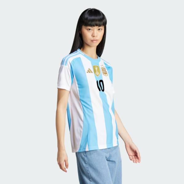 Jersey Argentina 2024 Messi Home Adidas Football Stadium Kit White / Blue | Jersey-158