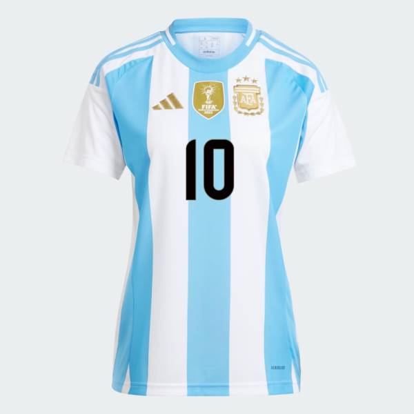 Jersey Argentina 2024 Messi Home Adidas Football Stadium Kit White / Blue | Jersey-158