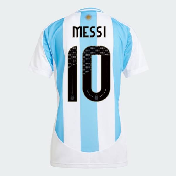 Jersey Argentina 2024 Messi Home Adidas Football Stadium Kit White / Blue | Jersey-158