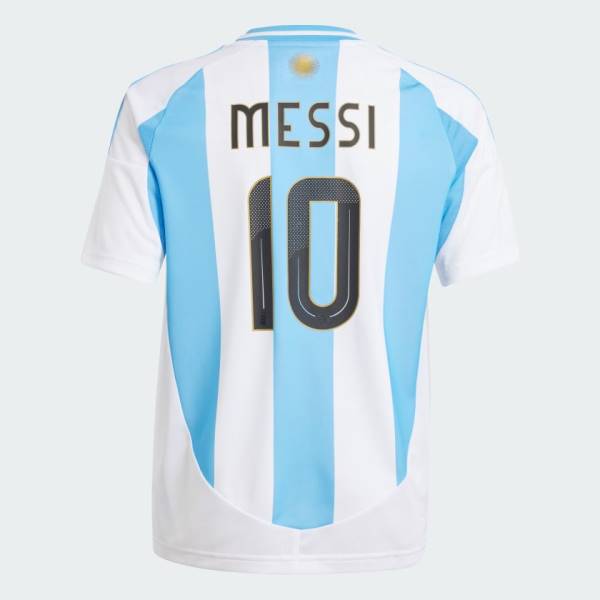 Jersey Argentina 2024 Messi Home Adidas Football Stadium Kit White / Blue | Jersey-159