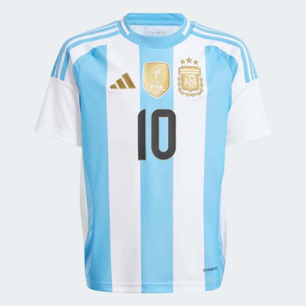 Jersey Argentina 2024 Messi Home Adidas Football Stadium Kit White / Blue | Jersey-159