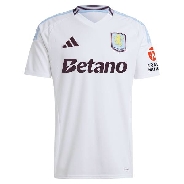 Jersey Aston Villa 2024/25 Away Adidas Football Kit White | Jersey-235