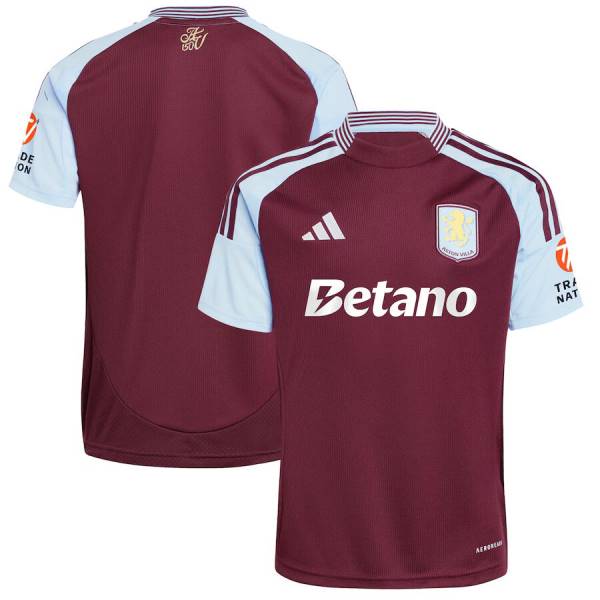 Jersey Aston Villa 2024/25 Home Adidas Football Kit Red / Blue | Jersey-232