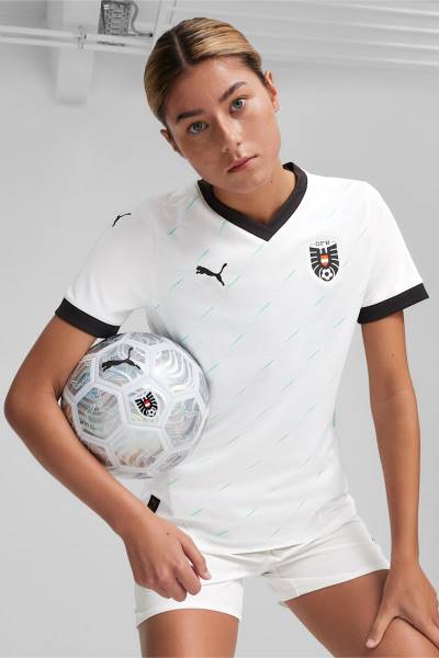 Jersey Austria 2024 Away Football Kit White | Jersey-4