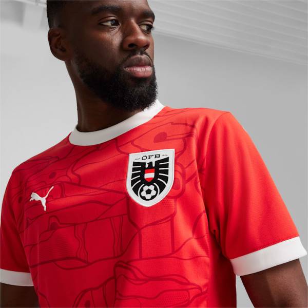 Jersey Austria 2024 Home Football Kit Red | Jersey-1