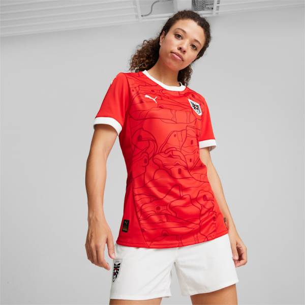 Jersey Austria 2024 Home Football Kit Red | Jersey-2