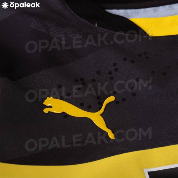 Jersey BVB Borussia Dortmund 2024/25 Away Match Puma Football Kit Black / Yellow | Jersey-568