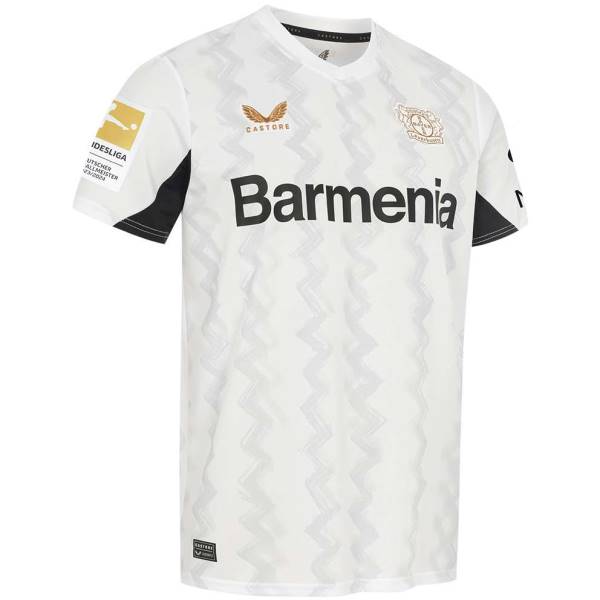 Jersey Bayer 04 Leverkusen 2024/25 Away Castore Football Kit White / Black | Jersey-541